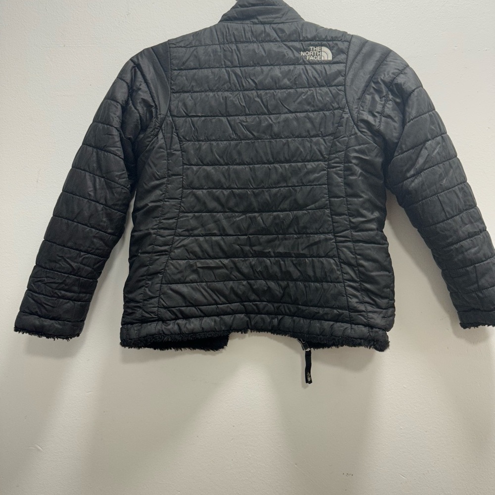 Black Reversible Girl North Face Jacket